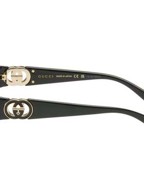 Gucci 古驰 女士 黑色 Hailey 太阳镜 GG2121S001BLACKBLACKGREY