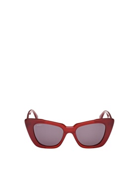 1h可退 MAX MARA 女士眼镜 MM009966A AW2024 灰色 蝴蝶型太阳镜