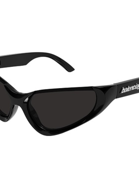 1h可退 BALENCIAGA 男士太阳镜 BB0202S001 CO 黑色