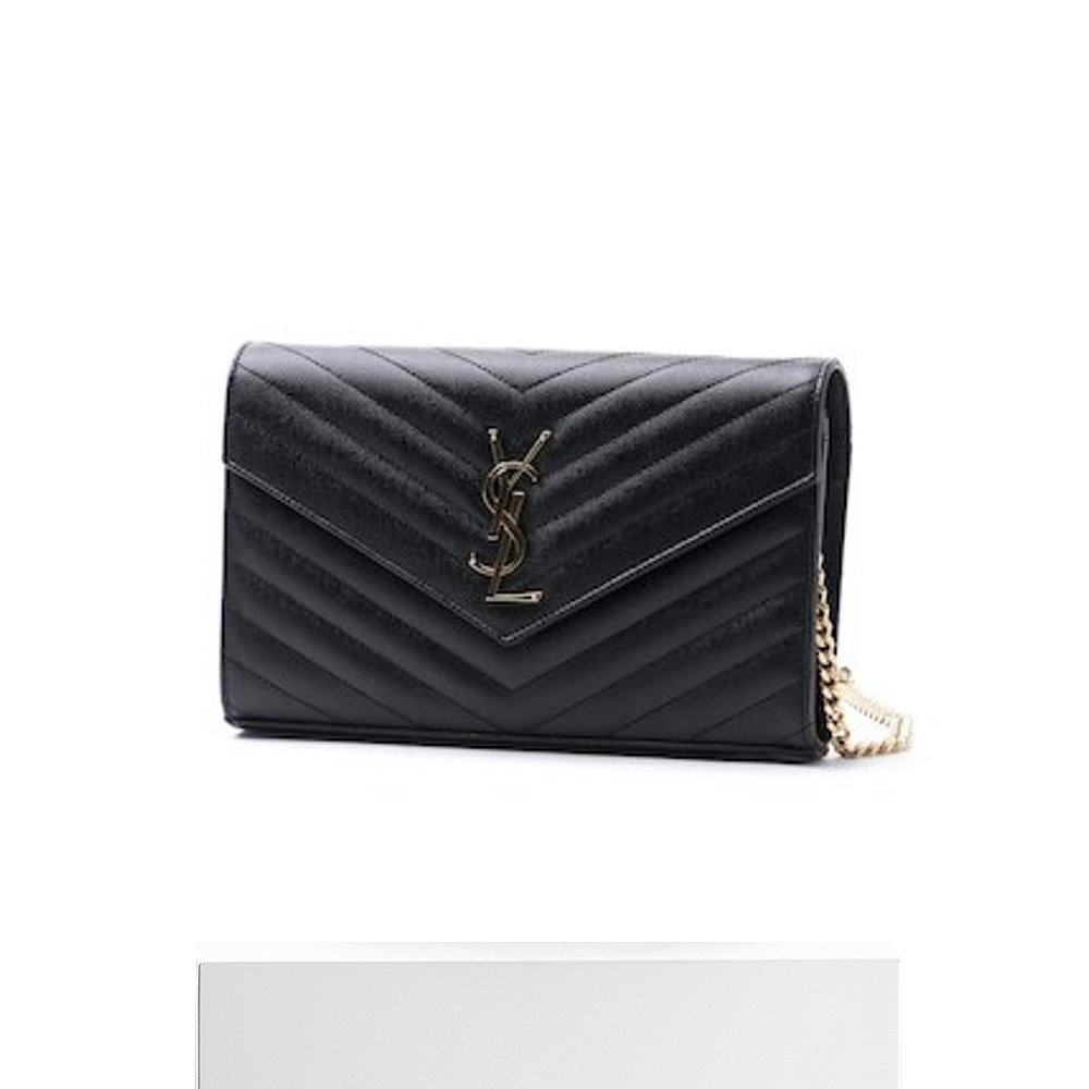 香港直邮圣罗兰monogram黑色斜挎包 天猫国际香港直购女士包袋