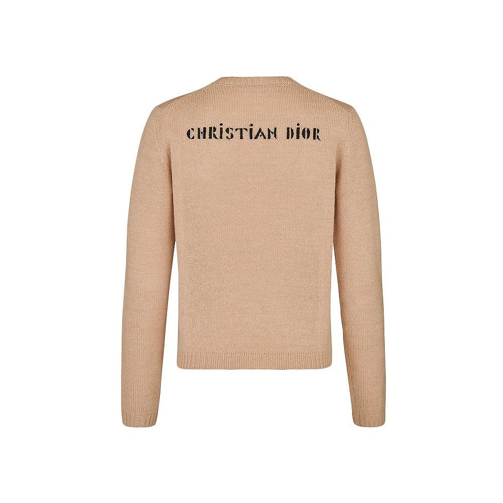 香港直邮dior米色女士针织衫 天猫国际香港直购毛衣