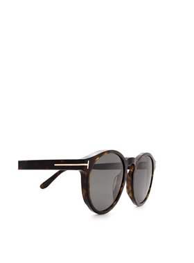 1h可退 TOM FORD 男士太阳镜 FT059152N SS2024 灰色 圆框设计太