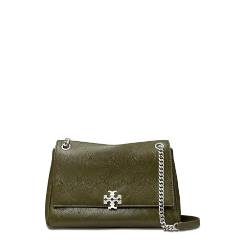 香港直邮TORY BURCH 女士单肩包 185828325 AW2026 姜黄色 CHARLI - 图0