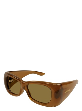 SAINT LAURENT 男士眼镜 SL901007 CO 棕色 全框太阳镜配饰