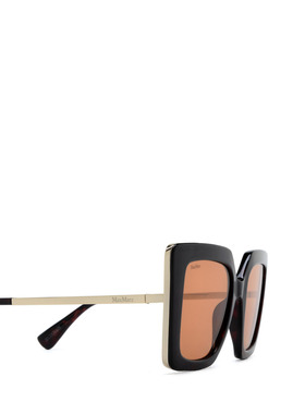 1h可退 MAX MARA 女士眼镜 MM005152E AW2024 粉红色 徽标太阳镜