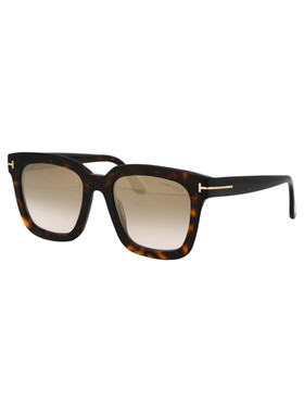 TOM FORD 女士太阳镜 FT069052F AW2025 棕色 方形镜框太阳眼镜