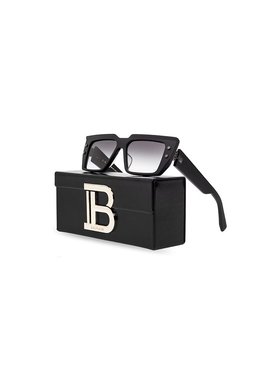 BALMAIN 女士太阳镜 BPS128E5400 CO 黑色 ?B-III? sunglasses
