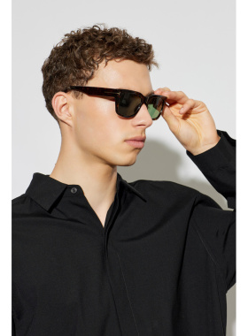 1h可退 TOM FORD 男士太阳镜 FT133305552R CO 棕色 Sunglasses