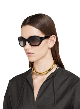Gucci 古驰 女士 圆形镜框太阳眼镜 831871J0740
