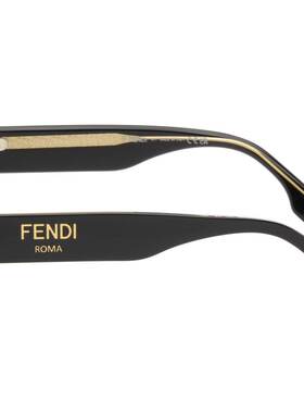 潮奢 Fendi 芬迪 女士 黑色 Roma 太阳镜 FE40125IW5201V19233715