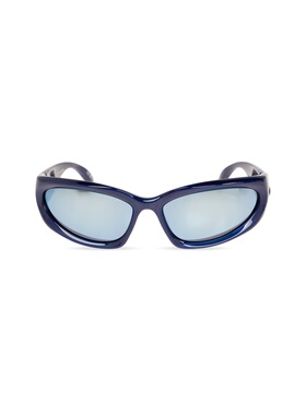 1h可退 BALENCIAGA 男士太阳镜 658745T00074724 AW2024 蓝色