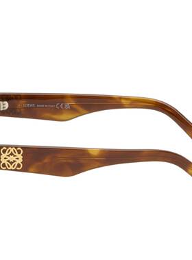 LOEWE 罗意威 女士 棕色 Beveled Pentagon 太阳镜 LW40181I5152E