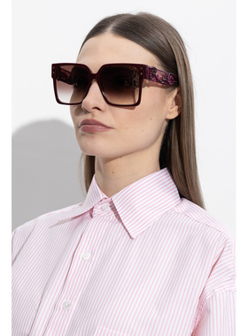 ETRO 女士太阳镜 ETRO0104S0LHF3X CO 酒红色 