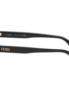 Fendi 芬迪 女士 黑色 Lettering 太阳镜 FE40209I5101ASHINYBLAC