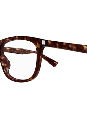 SAINT LAURENT 男士眼镜 SL812002 SS2025 棕色 全框平光镜架