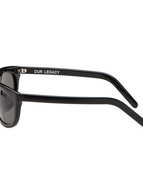 1h可退 潮奢 Our Legacy 男士 黑色 Shelter 太阳镜 A2238SIB