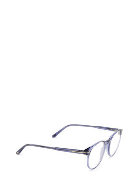 TOM FORD 男士太阳镜 FT5695B090 SS2024 蓝色 圆形镜框眼镜