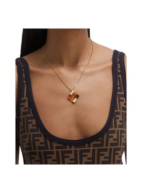 1h可退 fendi 女士 项链吊坠