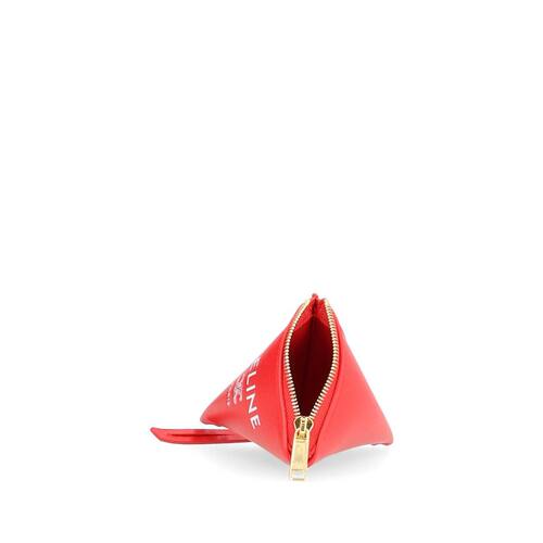 CELINE 女士饰品 B10D44K7927AG AW2026 红色 BERLINGOT 羊皮吊坠 - 图3
