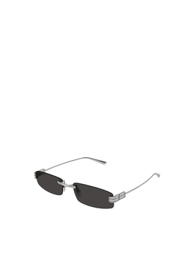 BALENCIAGA 男士眼镜 BB0488S005 SS2026 灰色 几何太阳镜