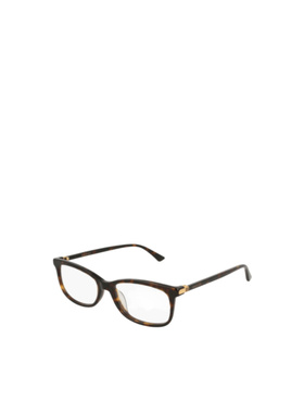 GUCCI 男士眼镜 GG0296OA002 SS2025 白色 方框平光镜