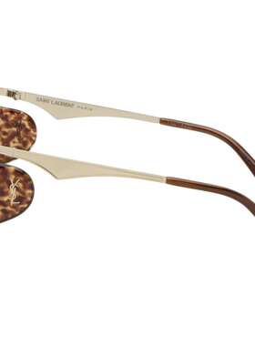 Saint Laurent 圣罗兰 女士 棕色 SL M137 Amelia 太阳镜 SLM137A