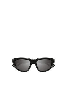 GUCCI 男士太阳镜 GG1622S001 AW2024 黑色 几何框太阳镜古驰