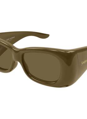 SAINT LAURENT 男士眼镜 SL901HOWL009 AW2025 绿色