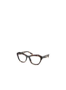 PRADA 女士眼镜 PRA20V14P1O1 SS2026 咖啡色 徽标平光镜