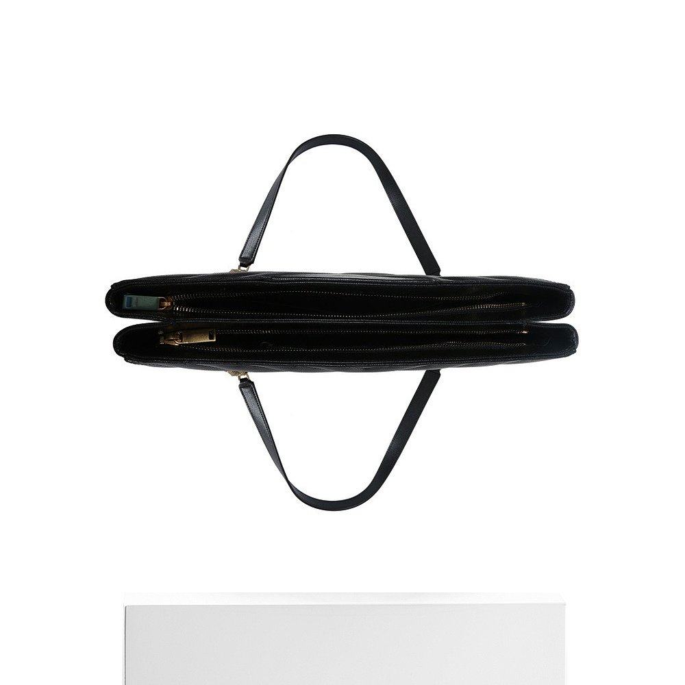 香港直邮圣罗兰女士黑色牛皮单肩包 天猫国际香港直购女士包袋