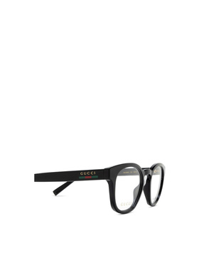 GUCCI 男士眼镜 GG1859O001 SS2025 白色 圆框平光镜古驰