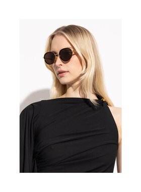 BOTTEGA VENETA 女士太阳镜 832797V44501315 CO 棕色配饰
