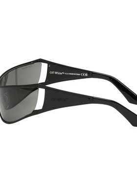 1h可退 潮奢 off-white 男士 黑色 Luna 太阳镜 OERI102F23MET001