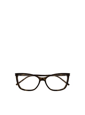 SAINT LAURENT 女士眼镜 SL834002 AW2025 棕色 全框平光镜