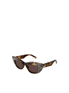 GUCCI 女士眼镜 GG2031S006 AW2026 棕色 全框太阳镜