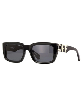OFF-WHITE 男士太阳镜 OERI125HAYS1007 SS2024 黑色