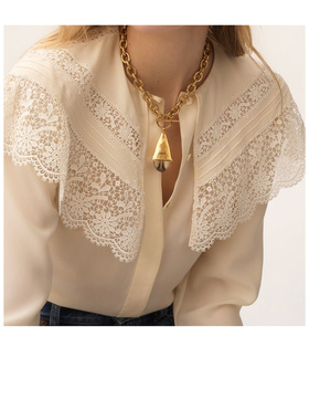 CHLOÉ 女士项链 CH25AJN51RSB7ZM AW2025 金色 Prism 项链