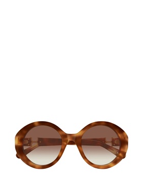 CHLOÉ 女士眼镜 CH0332S003 AW2025 棕色 全框太阳镜