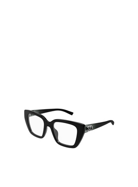 GUCCI 男士眼镜 GG2028O001 SS2026 黑色 全框平光镜