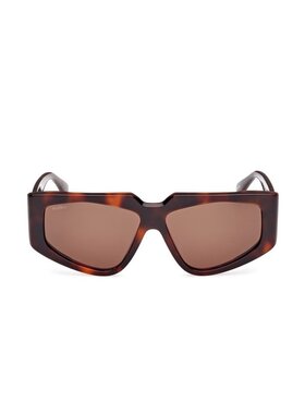 1h可退 MAX MARA 女士眼镜 MM012552E CO 棕色 全框太阳镜配饰