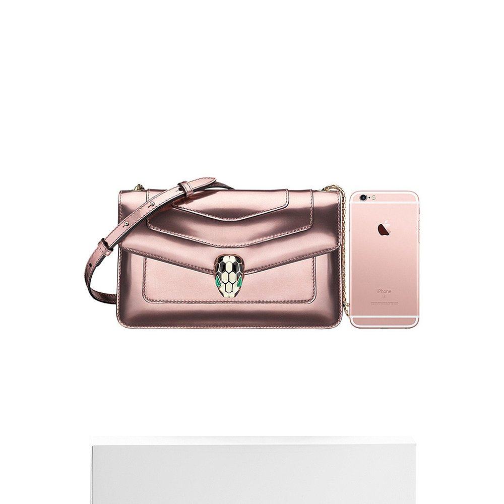 香港直邮bvlgari女士粉色单肩包 天猫国际香港直购女士包袋