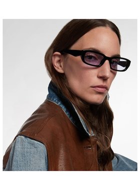 1h可退 潮奢 Prada 普拉达 女士 矩形太阳眼镜 black黑色 舒适时