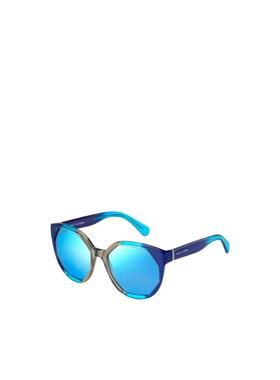 1h可退 MARC JACOBS 女士眼镜 MJ585SAPE AW2024 蓝色 徽标太阳镜