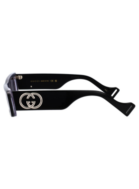 GUCCI 女士太阳镜 GG0516S018 AW2025 古驰 黑色几何太阳镜