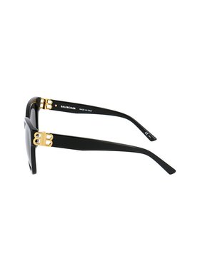 BALENCIAGA 女士眼镜 BB0102SA001 CO 黑色 Acetate sunglasses w