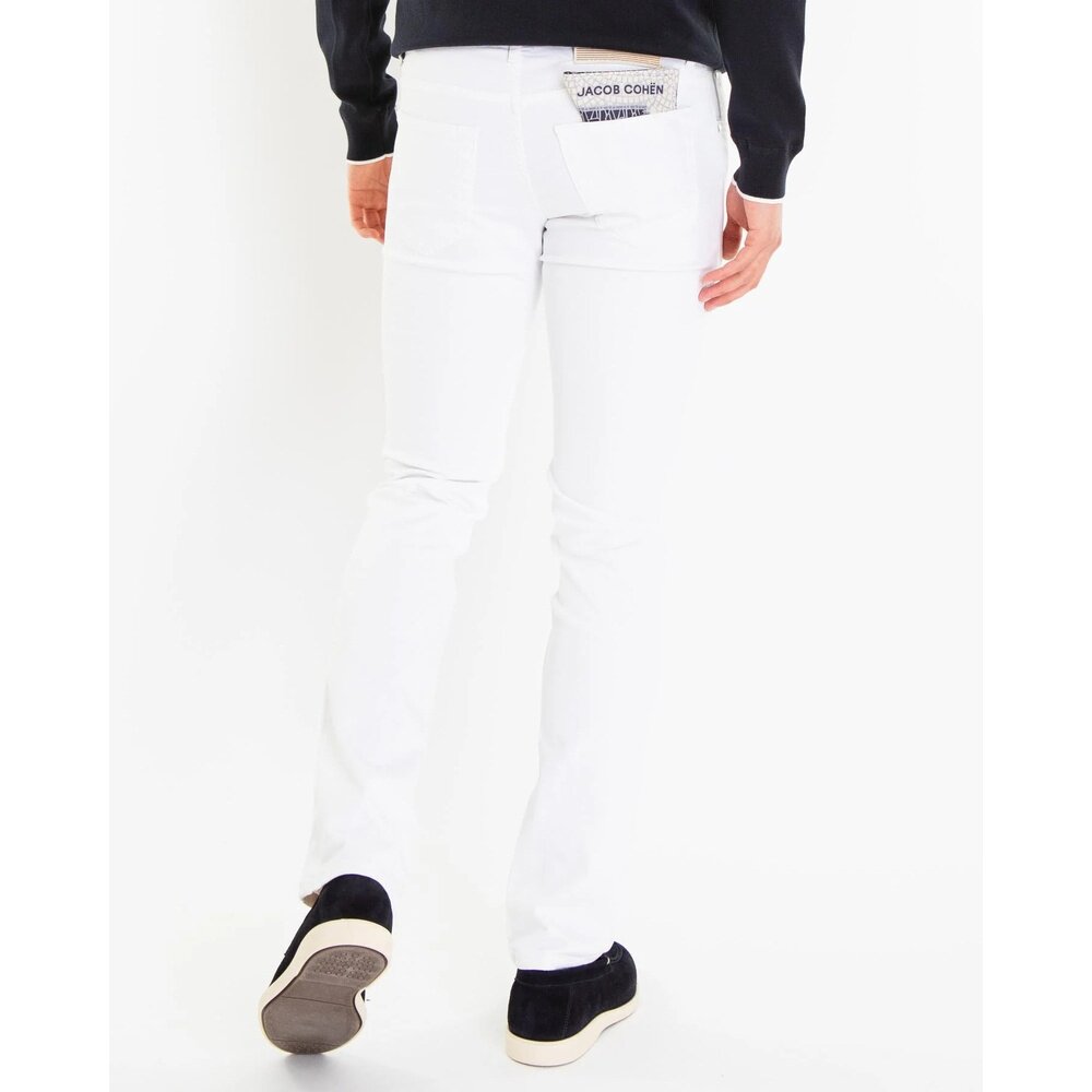 1 hour refundable Hong Kong direct mail JACOB COHEN men's jeans QE007A00 SS2025 white