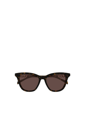 GUCCI 女士眼镜 GG2032S002 SS2026 古驰 棕色几何太阳镜