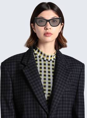 1h可退 潮奢 MaxMara 麦斯玛拉 女士 太阳眼镜 black黑色 舒适时