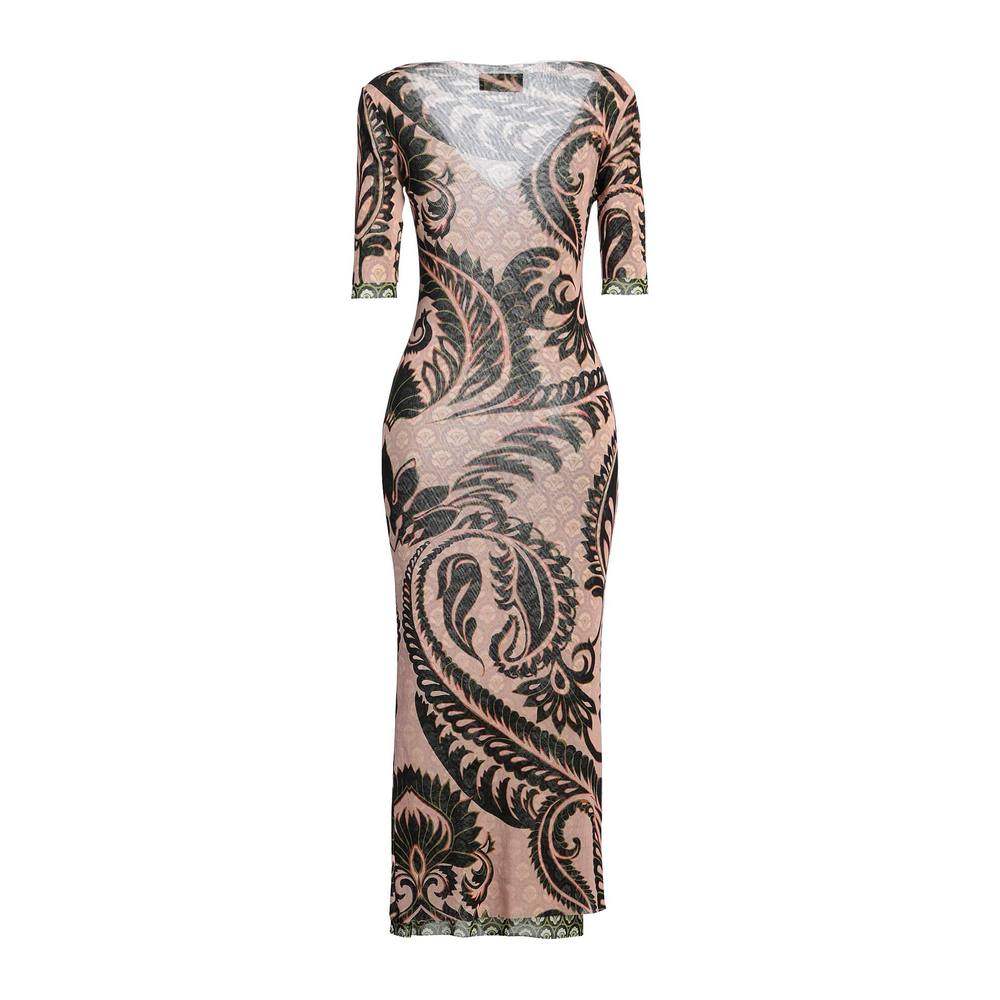 潮奢 Etro 艾特罗 女士 中长连衣裙 pink粉色 舒适时尚,淘宝优惠券,粉丝福利购,淘宝优惠卷