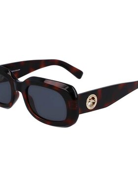 LONGCHAMP 女士太阳镜 LO716S230 CO 棕色 几何框太阳镜